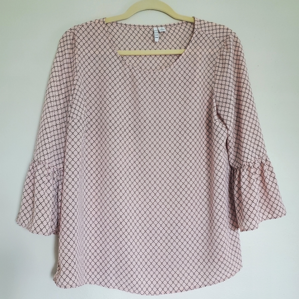 Women's Pink ELLE Blouse Size M